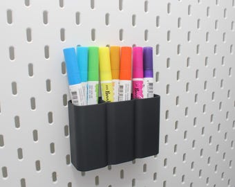 IKEA SKADIS Storage Organizer | Pegboard Brush, Pen & Pencils Holder