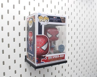 Suporte de prateleira para caixa Funko Pop SKADIS da IKEA | Suporte para bandeja quadrada de painel perfurado UPPSPEL