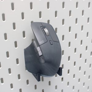 IKEA SKADIS Mouse Holder | Pegboard Mouse Stand Storage Display