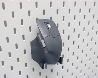 IKEA SKADIS Mouse Holder | Pegboard Mouse Stand Storage Display