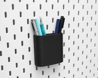 Corbeille à crayons et stylos IKEA SKADIS | Porte-ustensiles de rangement pour panneau perforé
