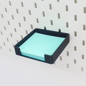 SKADIS Notes Holder | IKEA Pegboard Storage Organization | UPPSPEL Sticky Note for Office, Workshop Organization | 3D Printed Accessories