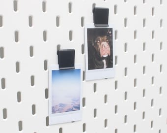 IKEA SKADIS Photo Clips | Pegboard Paper, Instax, Polaroid Holder Mount