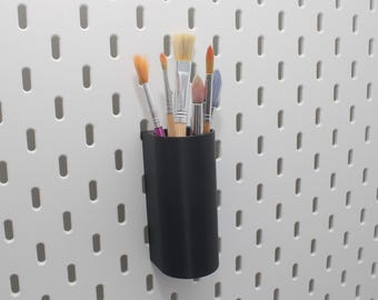 IKEA SKADIS Paint Brush Holder | Pegboard Art Tools & Supplies | Pen and Pencil Mount