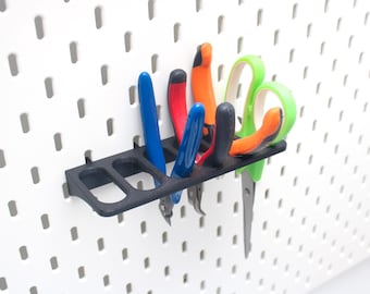 Porte-pinces et ciseaux IKEA SKADIS | Organiseur d'outils pour panneaux perforés, de couteaux et de cisailles