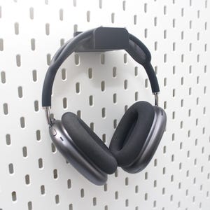 IKEA SKADIS Headphone Holder | Pegboard Headset Mount Hanger Hook for Gaming Setup