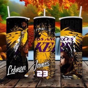 Basketball Legends Tumbler 20 oz Skinny | Stitch | Tumbler Sublimation Designs, Full Tumbler Wrap, Digital Downloads| Png