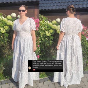 Belle Dress PDF Sewing Pattern Beginner Friendly Size Inclusive 2