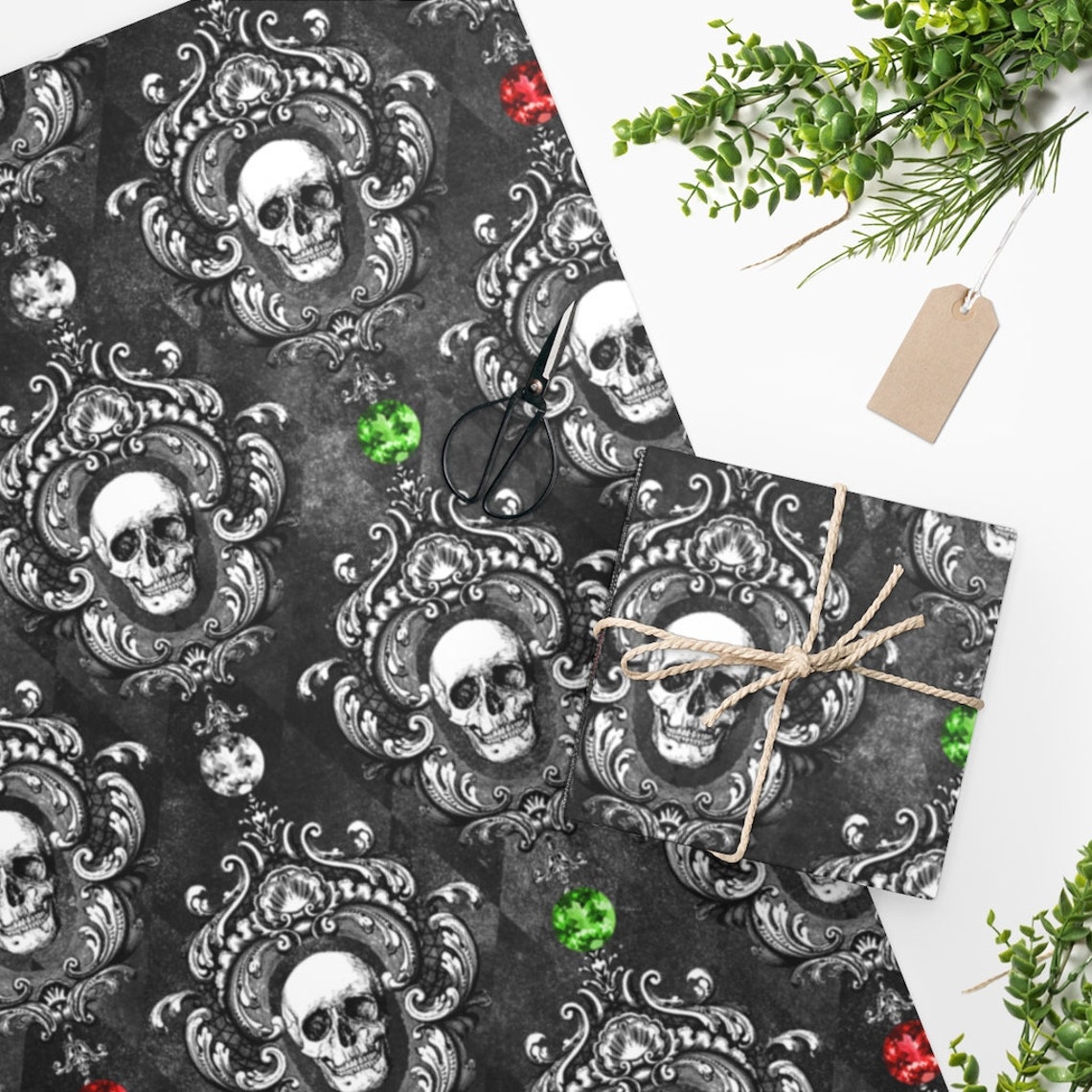 Gothic Christmas Wrapping Paper 