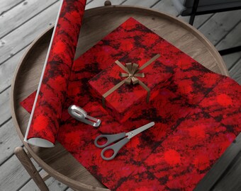 Horror Wrapping Paper~Scary|Creepy|Redrum|Halloween|Birthday Gift Wrap|Special Occasions|Party Supplies