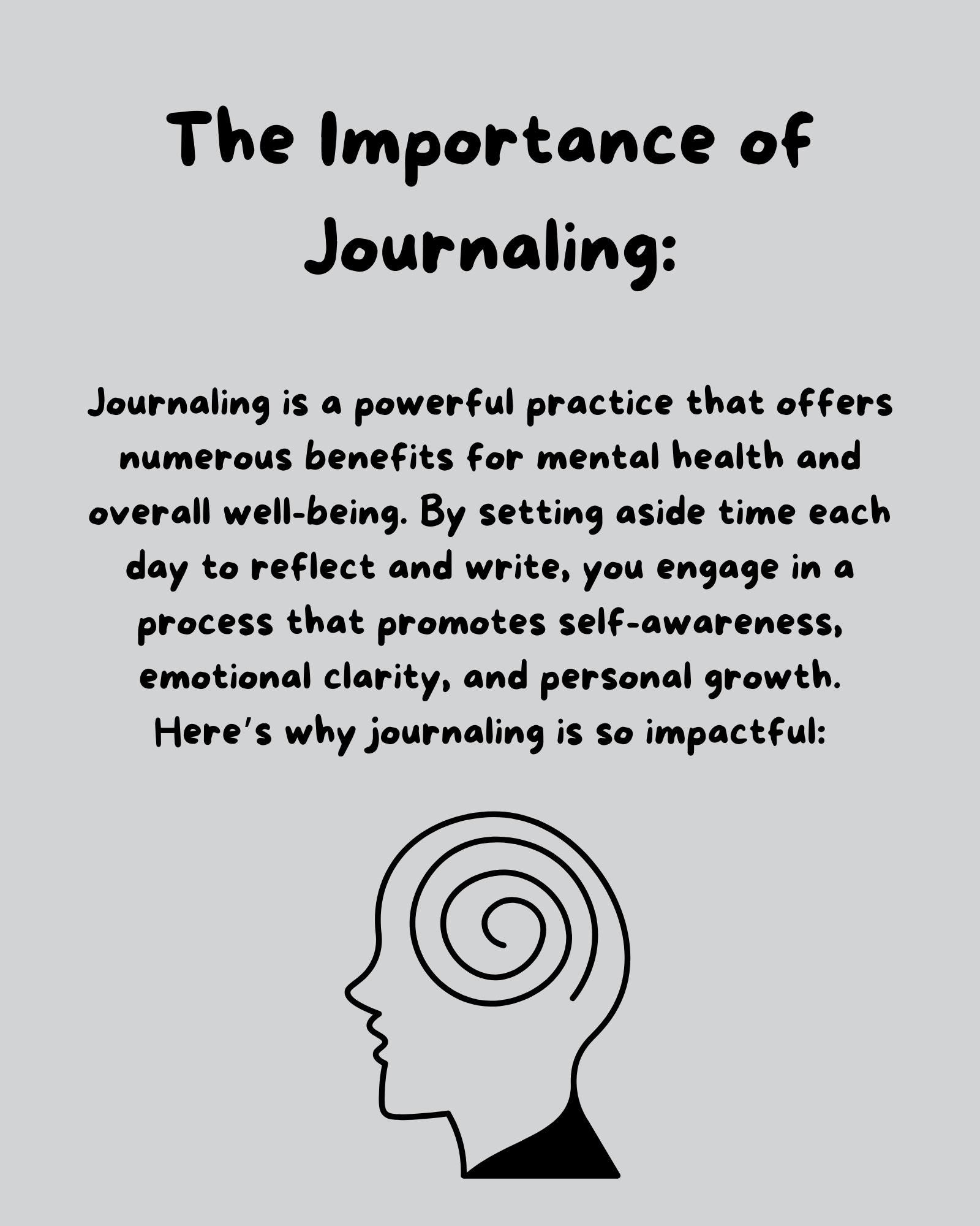 One Page Daily Journaling Sheet | Self-reflection | Printable Journal ...
