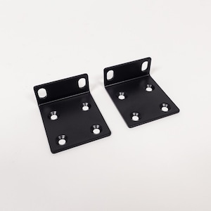 Metal Rack Ears for Ubiquiti UniFi Switches (Black)