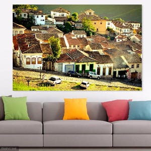Ouro Preto Minas Gerais Brasilien Foto. Sonnenuntergang / Stadtlandschaft / Architektur / Landschaft. Verschiedene Größen
