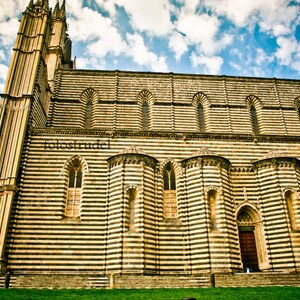 Orvieto, Umbrian Region, Italy Photograph. Duomo - Church - Cathedral -