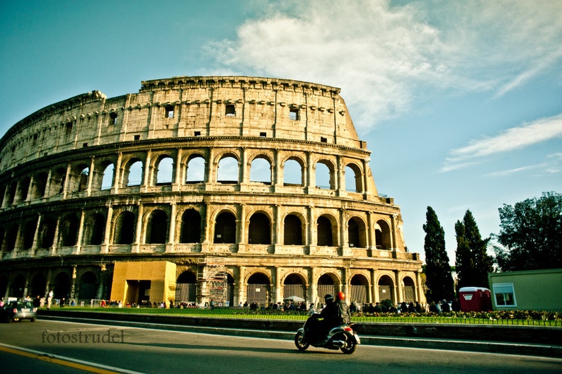 The Colosseum, Rome, Italy Photograph. The Colosseum image 1