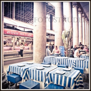 Fotografia di Barcellona, Spagna. Sala da pranzo nel Mediterraneo - La Boqueria. 10 x 10