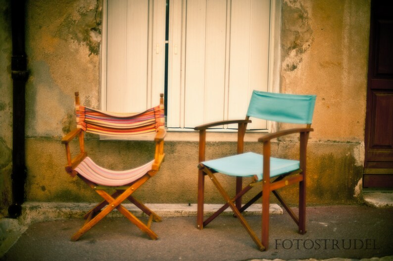 French Provence, Southern France Photograph. In Conversation, 8x12. Entrecasteaux image 1