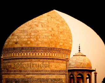 Fotografia Indii. Taj Mahal, Agra, Indie 8x12