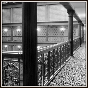 Colorado Photograph. The Brown Palace Hotel 2, Denver, Colorado 8x8