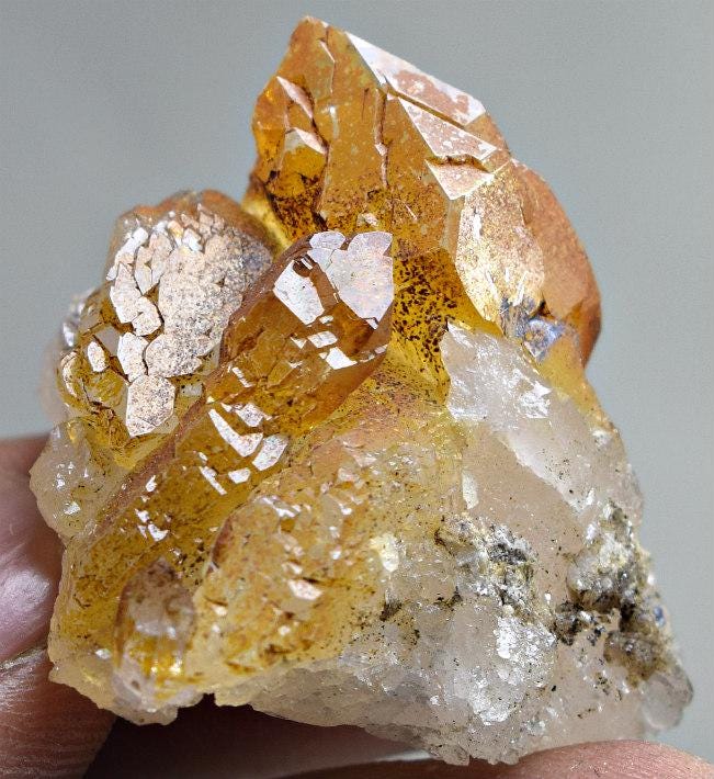 Iron Coated Quartz - Etsy Canada