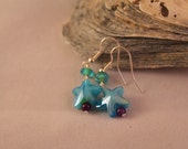 Blue Sea Stars Earrings