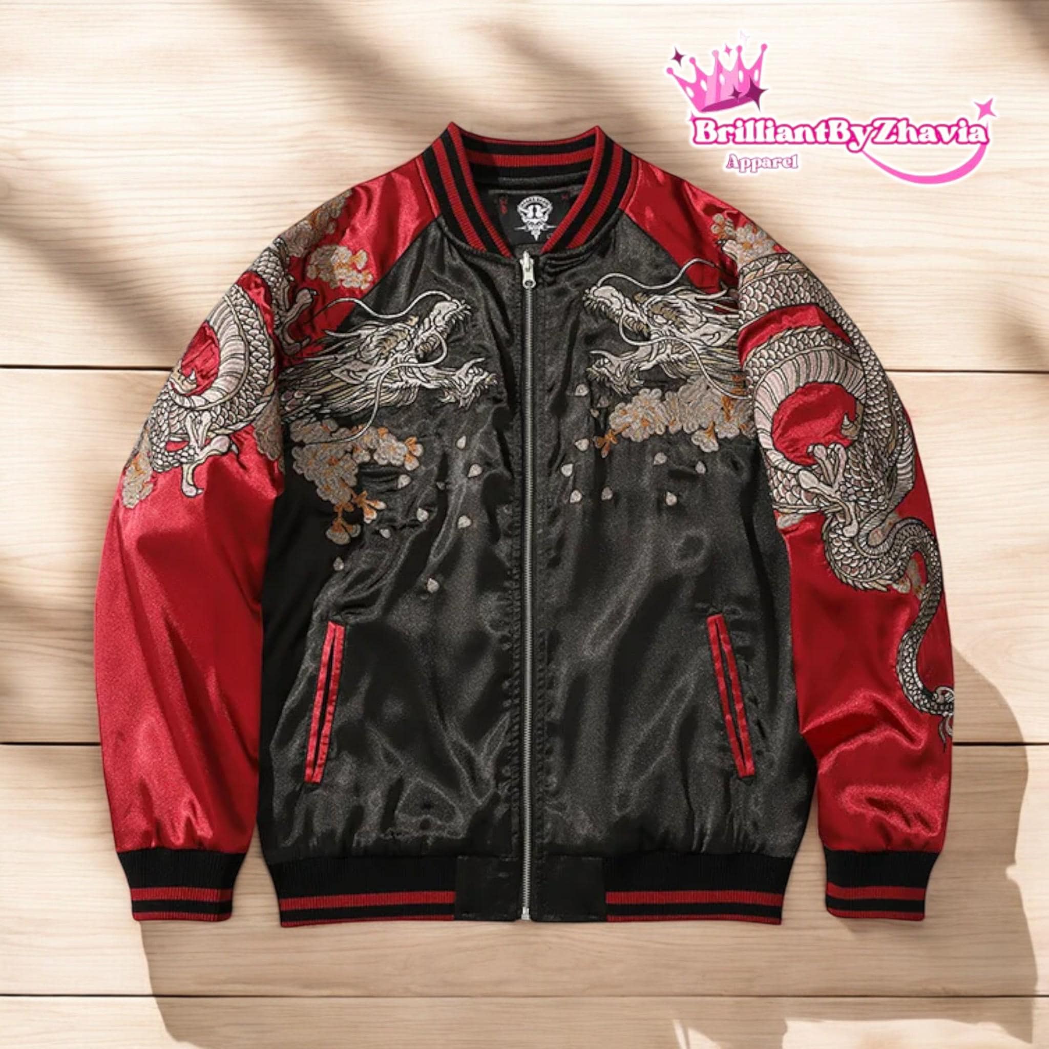 Sukajan Black Jacket - Etsy Sukajan Black Jacket - Etsy