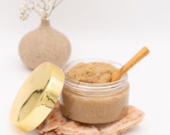 Golden Hour Facial Exfoliant Sugar Scrub, Natural Skincare Face Exfoliator