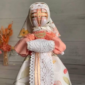 Traditional Ukrainian Motanka Doll for Pregnancy and Health – Ritual Guardian Doll