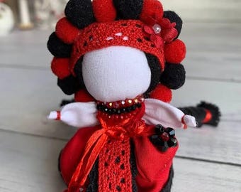 Slavic Protective Doll, Handmade Amulet, Folk Motanka Charm, Traditional Slavic doll, Folk art doll, Spiritual guardian doll, Blessing doll