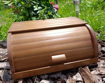 Wooden Bread Box 40x30x17, Large Bread Storage, Rustic Kitchen Organizer, Vintage Bread Bin, Countertop Bread Container, Farmhouse Decor