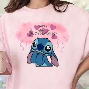 Point anniversaire PNG, point aquarelle Png, joyeux anniversaire Png, point de chemise, point de chemise d'anniversaire, sweat Stich, chemise joyeux anniversaire