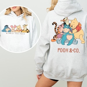 Winnie l'ourson rétro PNG, Winnie l'ourson Png, ourson Png Design, chemise rétro Winnie l'ourson, sweat Winnie l'ourson, amis Png