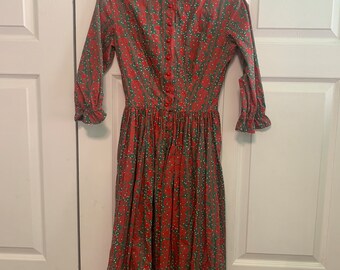1960s Lanz White Eyelet Dress with Jacket