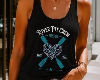 River Pit Crew Personalized Tank | MR340 Support Crew Jersey Tank | Unisex Athletic Shirt | Outdoor Race Gift