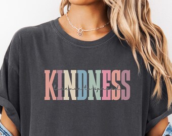Camiseta unisex con estampado de amabilidad, Comfort Colors 1717