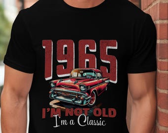 1965 Classic Car T-Shirt: Vintage Auto Enthusiast Gift
