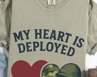 Mein Herz ist eingesetzt Shirt: Camo Heart Comfort Farben T-Shirt
