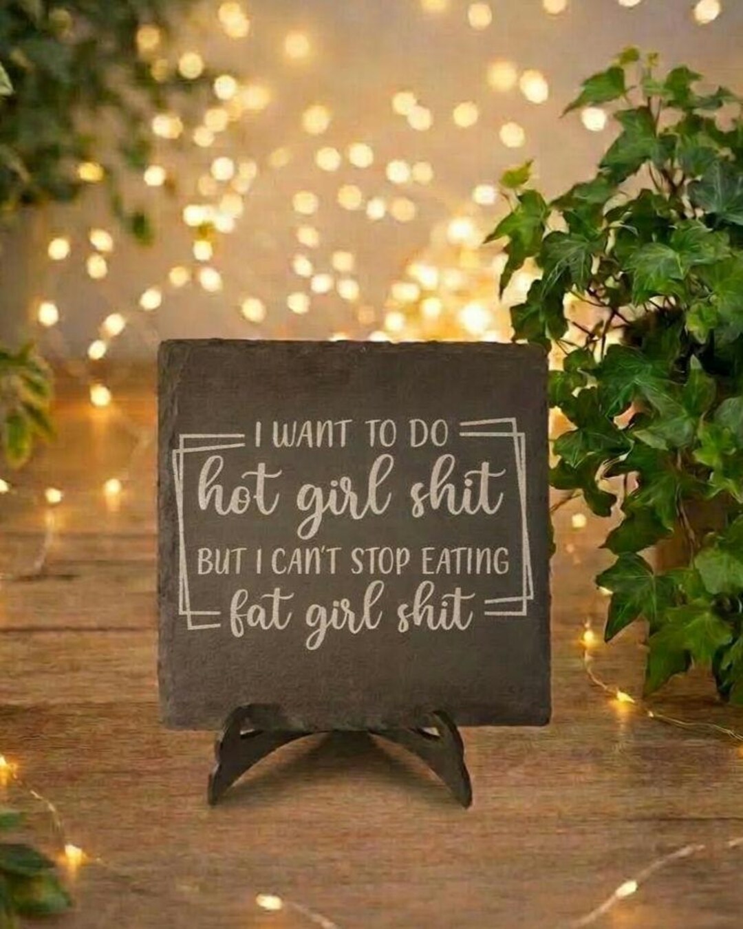 Slate Coaster Rude Humorous Quote Slate Coaster | Adult Humor Engraved Home Decor | Rude ...