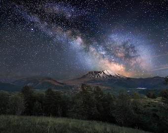 Mt St Helens Milky Way Digital Download