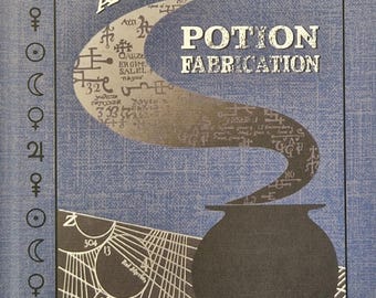 魔法薬の本セット：上級編と基礎編 - ハリーの図書館のレプリカ - Etsy