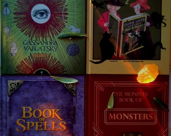 Basic course of 4 School books: Wizard school. Potter style cosplay