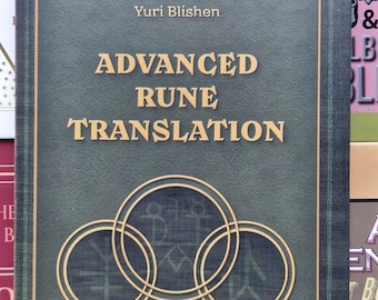 Advanced Rune Translation. Replica Harry p books, Gift for potterhead