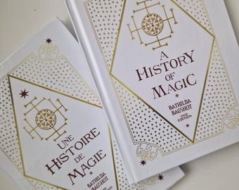 A History of Magic. Handmade Fanmade Book (English and French version) with contents inside, FULL readable