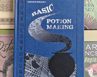 魔法薬の本セット：上級編と基礎編 - ハリーの図書館のレプリカ - Etsy