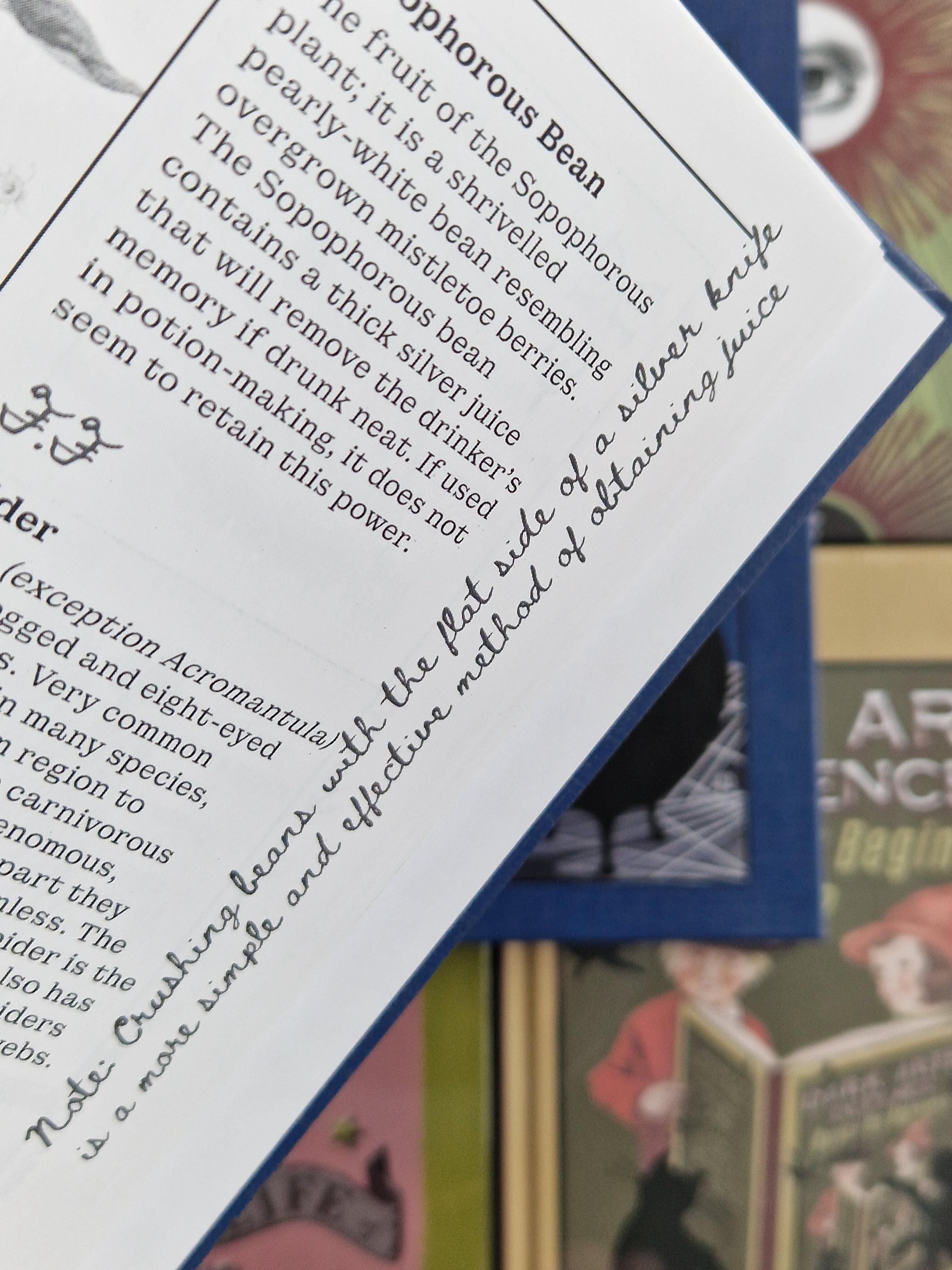 魔法薬学の本セット：上級編と基本編 - ハリーの図書館レプリカ - Etsy