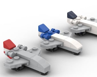 Mini Lego regional jet plane MOC instructions