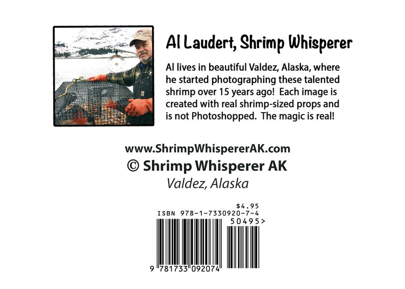 Tarjeta de fiesta de cumpleaños de camarones de Shrimp Whisperer AK imagen 2