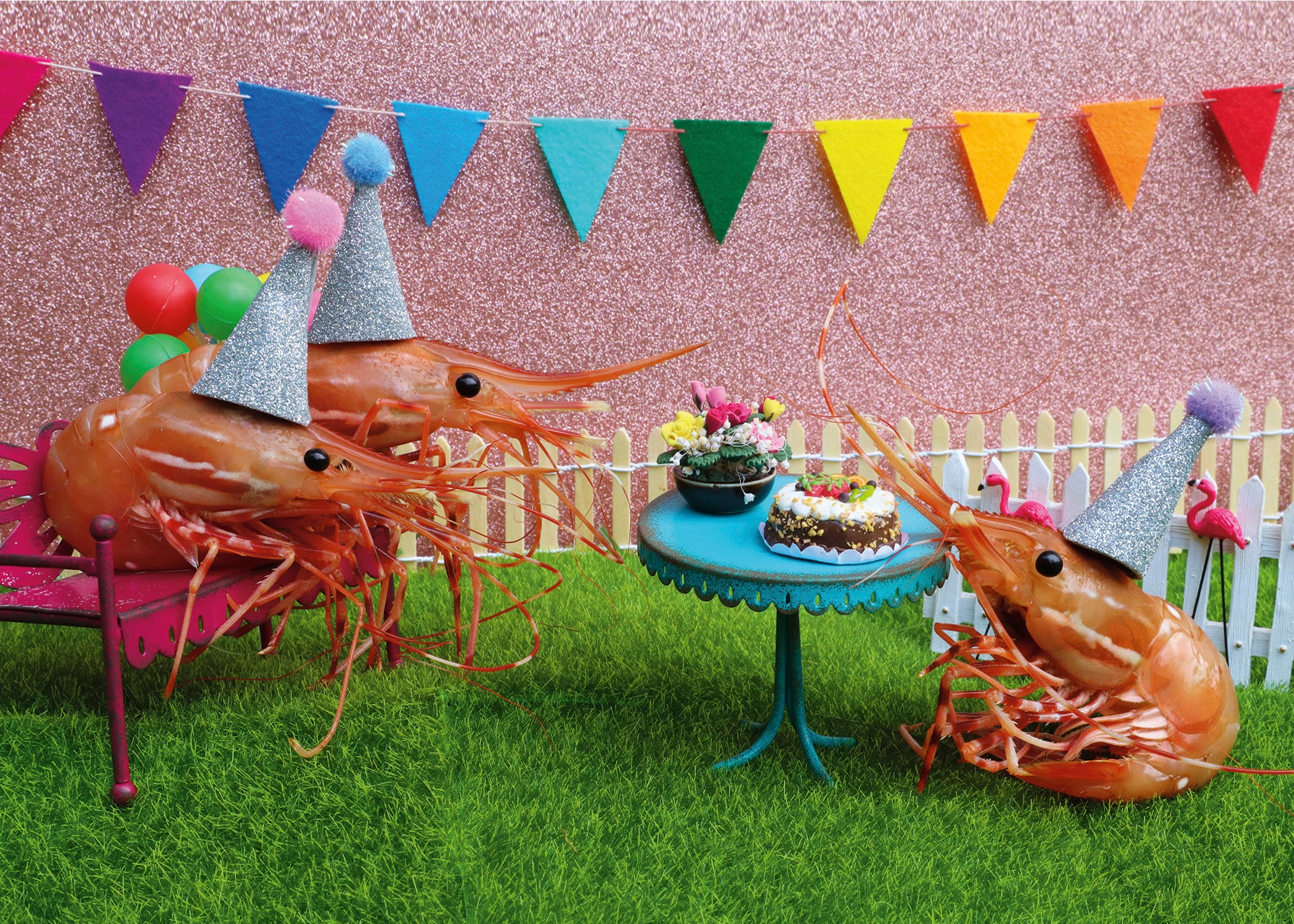 Shrimp Birthday Party Card by Shrimp Whisperer AK Etsy