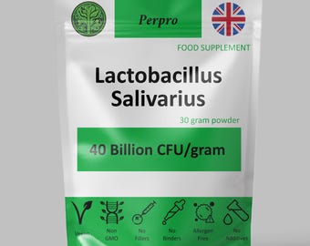 Lactobacillus Salivarius 40 Billion CFU/gram UK Made 30gram Powder