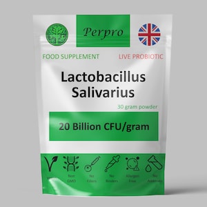 Lactobacillus Salivarius 20 Billion CFU/gram UK Made 30gram Powder
